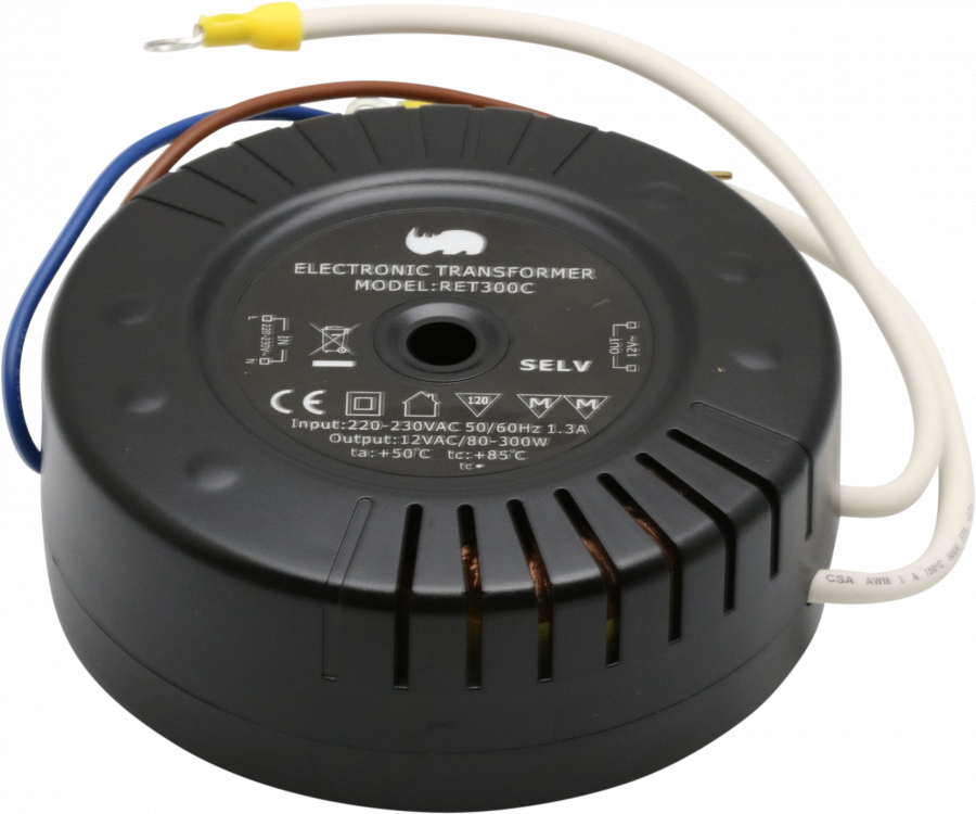 12V Transformer Round Psu (Halogen)